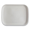 Regalia Renewable Sugarcane Tray, 13 x 17 x 1.3, White, 100/Carton