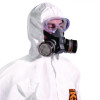 A50 Breathable Splash And Particle Protection Overalls, Zip Front, Hood, Elastic Wrists/Ankles, White, 2X-Large, 25/Carton