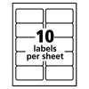Repositionable Address Labels W/Sure Feed, Inkjet/Laser, 2 X 4, White, 250/Box