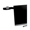 Swing Arm Copy Clip Document Holder, Holds Up To 30 Legal Size Sheets, Plastic, Black/Silver Clip