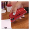 Cub Compact Metal Staplers, 20 Sheet Capacity, Rio Red