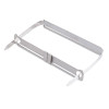Standard Two-Piece Two-Prong Paper Fastener Base And Compressor Sets, 2" Capacity, 2.75" Center To Center, Silver, 50/Box