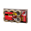 3750 Commercial Grade Packaging Tape With Dp300 Dispenser, 3" Core, 1.88" X 54.6 Yds, Clear, 12/Pack