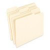 Earthwise By Pendaflex 100% Recycled Manila File Folder, 1/3-Cut Tabs: Assorted, Letter, 0.75" Expansion, Manila, 100/Box