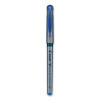 V Razor Point Liquid Ink Porous Point Pen, Stick, Extra-Fine 0.5 Mm, Blue Ink, Gray/Translucent Blue Barrel, Dozen