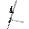 Lightweight Telescoping Tripod Easel, 38" To 66" Tall, Metal, Silver, Supports Up To 25 Lb