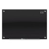 Infinity Magnetic Glass Marker Board, 72" x 48", Black Surface