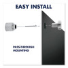 Infinity Magnetic Glass Marker Board, 72" x 48", Black Surface