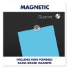 Infinity Magnetic Glass Marker Board, 72" x 48", Black Surface