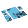 Color Cardstock, 65 Lb Cover Weight, 8.5 x 11, Lunar Blue, 250/Pack