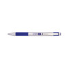 F-301 Ballpoint Pen, Retractable, Fine 0.7 Mm, Blue Ink, Stainless Steel/Blue Barrel