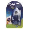 White Board Care Dry Erase Precision Eraser With Replaceable Pad (Eight Peel-Off Layers), 7.6" x 3.4" x 3.6", Blue