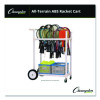 All-Terrain Abs Racket Cart, 20" Wide x 33" Long, White