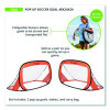 Pop Up Soccer Goal, 4 Ft x 2 Ft, Pair