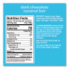 Dark Chocolate Coconut Bars, 0.53 Oz, Individually Wrapped, 40/Pack