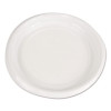 Hi-Impact Plastic Dinnerware, Plate, 9" Dia, White, 500/Carton