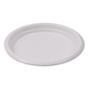 Hi-Impact Plastic Dinnerware, Plate, 9" Dia, White, 500/Carton