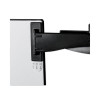 Swing Arm Copy Clip Document Holder, Holds Up To 30 Legal Size Sheets, Plastic, Black/Silver Clip