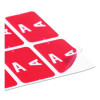 Alphaz Color-Coded Labels Starter Set, A-Z, 1 X 1.63, Assorted, 10/Sheet, 220 Sheets/Box