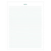 100% Recycled Monobright Monthly/Weekly Planner, 11 x 8.5, Green/Gold Cover, 12-Month (July To June): 2025 To 2026