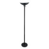 Torchier Floor Lamp, 12.5w x 12.5d x 72h, Matte Black