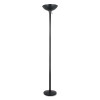 Torchier Floor Lamp, 12.5w x 12.5d x 72h, Matte Black