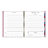 Harmony Weekly/Monthly Poly Planner, 8.81 x 7.88, Pink Cover, 13-Month: Jan 2026 To Jan 2027