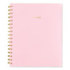 Harmony Weekly/Monthly Poly Planner, 8.81 x 7.88, Pink Cover, 13-Month: Jan 2026 To Jan 2027