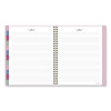Harmony Weekly/Monthly Poly Planner, 8.81 x 7.88, Pink Cover, 13-Month: Jan 2026 To Jan 2027