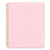Harmony Weekly/Monthly Poly Planner, 11 x 9.38, Pink Cover, 13-Month: Jan 2026 To Jan 2027