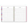 Harmony Weekly/Monthly Poly Planner, 11 x 9.38, Pink Cover, 13-Month: Jan 2026 To Jan 2027