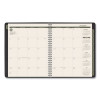 Recycled Monthly Planner With Perforated Memo Section, 8.75 x 7, Black Cover, 12-Month (Jan To Dec): 2026