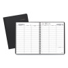 Weekly Appointment Book, 11 x 8.25, Black Cover, 13-Month: Jan 2026 To Jan 2027