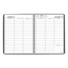 Weekly Appointment Book, 11 x 8.25, Black Cover, 13-Month: Jan 2026 To Jan 2027