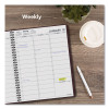 Weekly Appointment Book, 11 x 8.25, Winestone Cover, 13-Month: Jan 2026 To Jan 2027