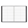 Contemporary Weekly/Monthly Planner, Vertical-Column Format, 11 x 8.25, Black Cover, 12-Month (Jan To Dec): 2026