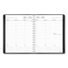 Contemporary Weekly/Monthly Planner, Vertical-Column Format, 11 x 8.25, Black Cover, 12-Month (Jan To Dec): 2026