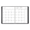 Contemporary Weekly/Monthly Planner, Vertical-Column Format, 11 x 8.25, Black Cover, 12-Month (Jan To Dec): 2026