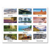 Landscape Panoramic Desk Pad, Landscapes Photography, 22 x 17, White Sheets, Clear Corners, 12-Month (Jan To Dec): 2026