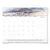 Landscape Panoramic Desk Pad, Landscapes Photography, 22 x 17, White Sheets, Clear Corners, 12-Month (Jan To Dec): 2026