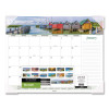 Seascape Panoramic Desk Pad, Seascape Panoramic Photography, 22 x 17, White Sheets, Clear Corners, 12-Month (Jan-Dec): 2026