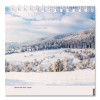 Scenic Three-Month Wall Calendar, Landscape Photography, 12 x 27, White Sheets, 14-Month: Dec 2025 To Jan 2027