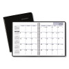Dayminder Monthly Planner With Notes Column, Un-Ruled Blocks, 8.75 x 7, Black Cover, 12-Month (Jan To Dec): 2026