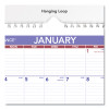 Monthly Wall Calendar With Ruled Daily Blocks, 8 x 11, White Sheets, 12-Month (Jan To Dec): 2026