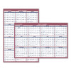 Vertical/Horizontal Wall Calendar, 24 x 36, White/Blue/Red Sheets, 12-Month (Jan To Dec): 2026