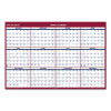 Erasable Vertical/Horizontal Wall Planner, 32 x 48, White/Blue/Red Sheets, 12-Month (Jan To Dec): 2026