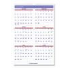 Monthly Wall Calendar With Ruled Daily Blocks, 20 x 30, White Sheets, 12-Month (Jan To Dec): 2026