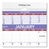Three-Month Wall Calendar, 15.5 x 22.75, White Sheets, 12-Month (Jan To Dec): 2026