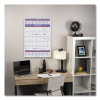 Three-Month Wall Calendar, 15.5 x 22.75, White Sheets, 12-Month (Jan To Dec): 2026