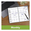 Dayminder Monthly Planner, Ruled Blocks, 12 x 8, Black Cover, 14-Month: Dec 2025 To Jan 2027